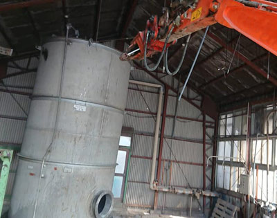 ステンレス・サイロ解体・撤去