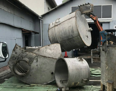 スクラップ搬出