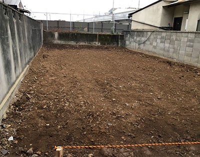 解体後の様子1枚目