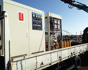 分電盤の現地引取り