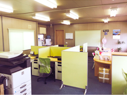 仕事部屋の様子