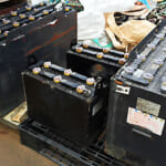 フォークリフト用バッテリーの写真１