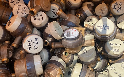 砲金水道メーターの写真２