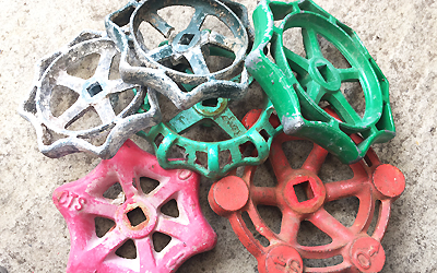 亜鉛のバルブに注意