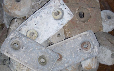 船舶の防蝕亜鉛